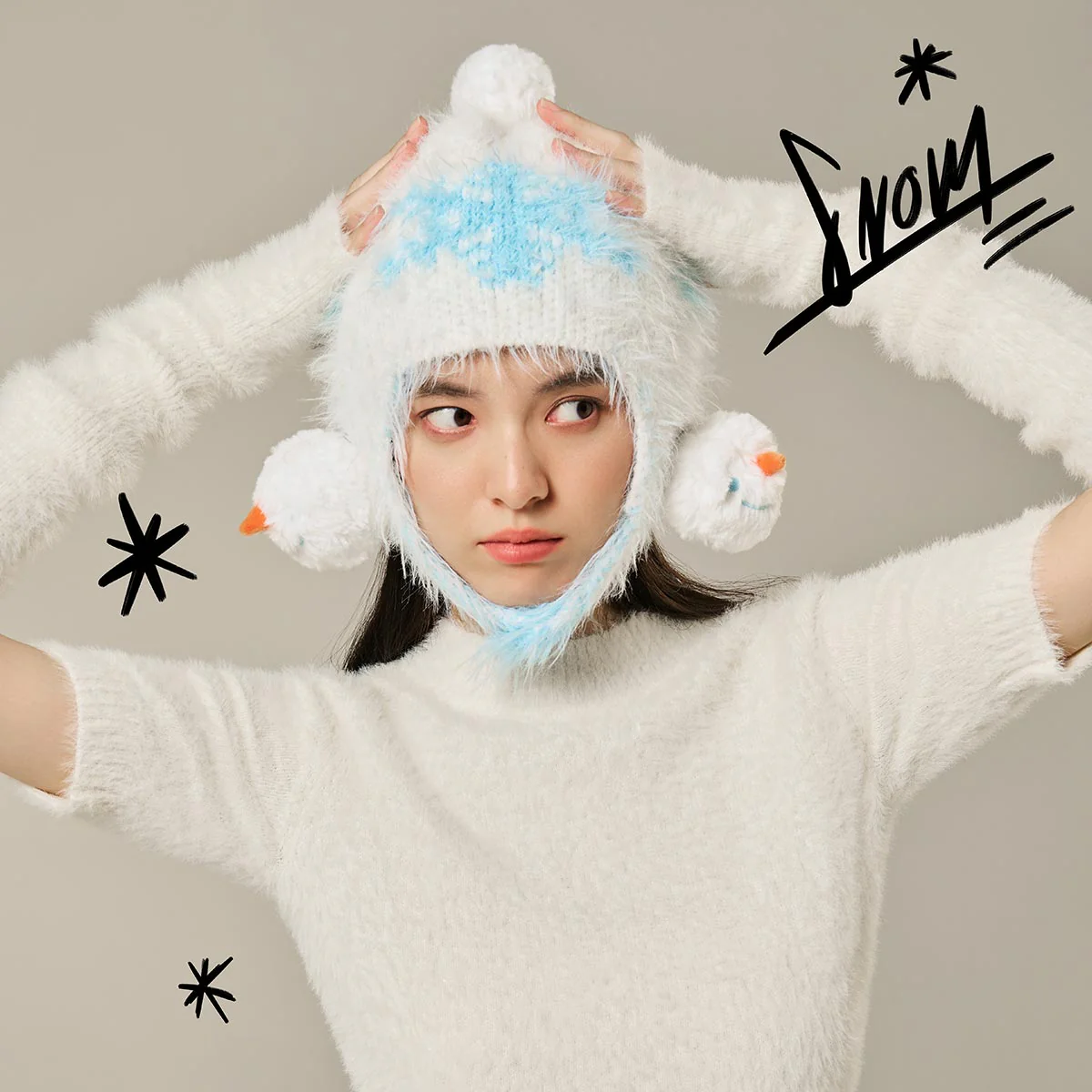 Skullpanda Tell Me What You Want Series Knitted Beanie By Pop Mart - Image 5
