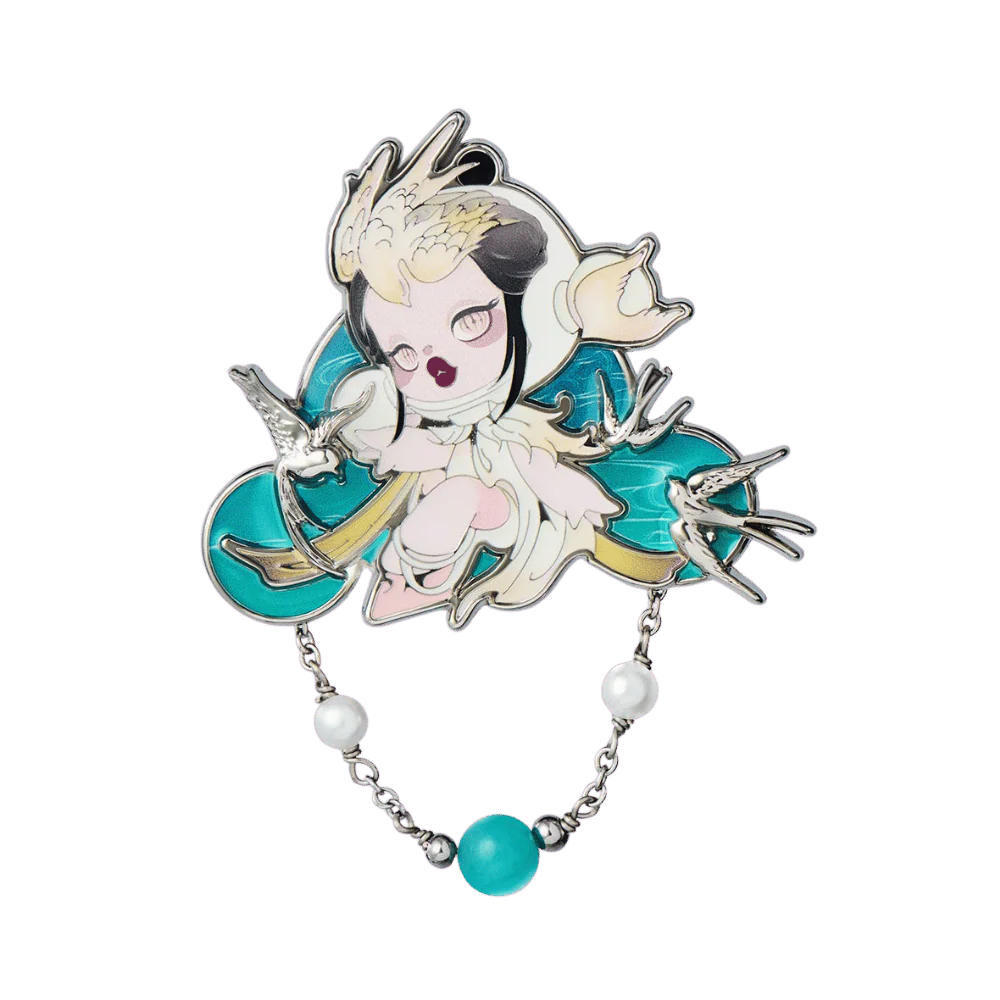 Skullpanda The Mirage Series Breastpin | Case: 9 By POP MART