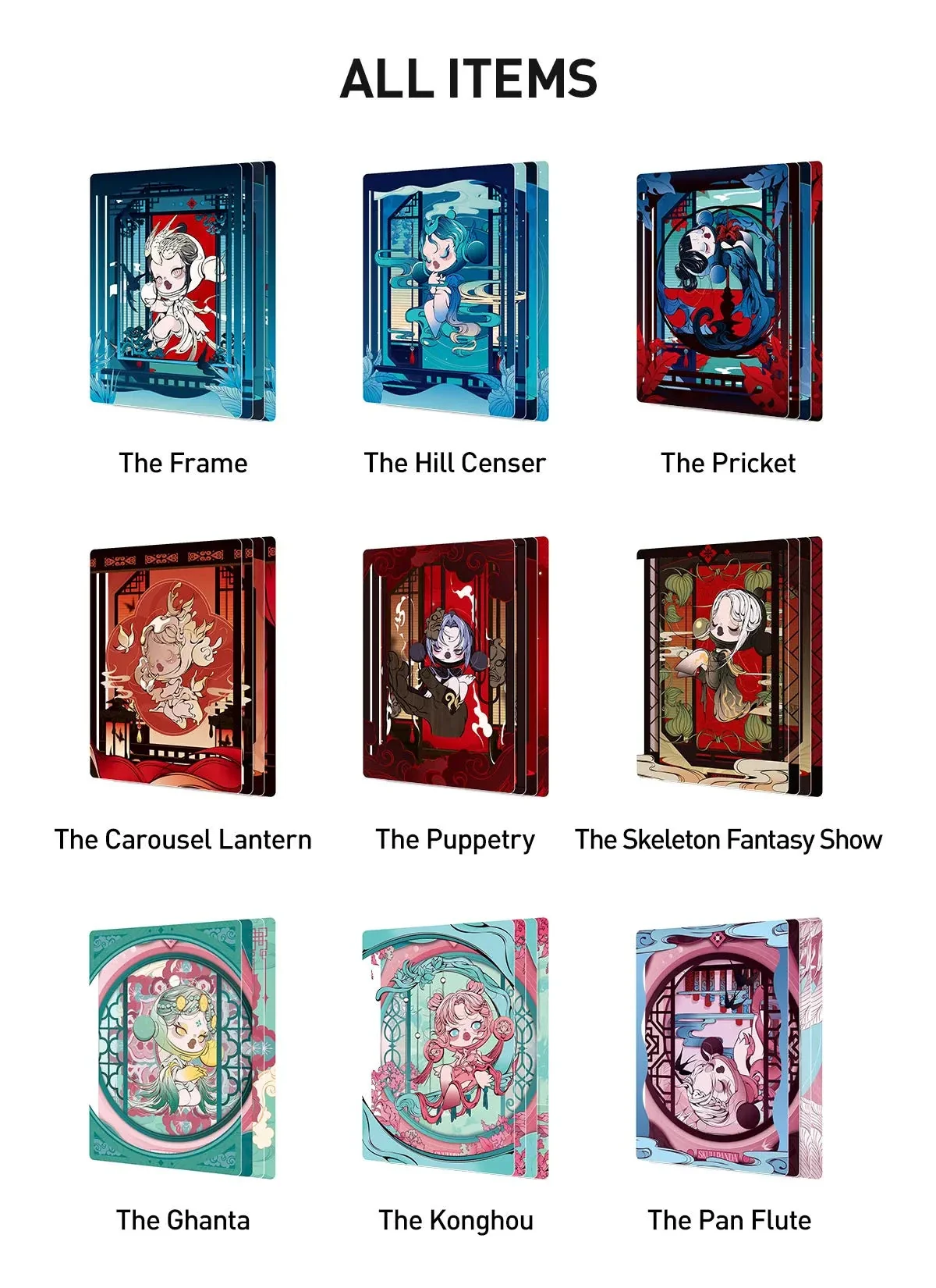 Skullpanda The Mirage Series Figures Art Collection Cards By Pop Mart - Image 2