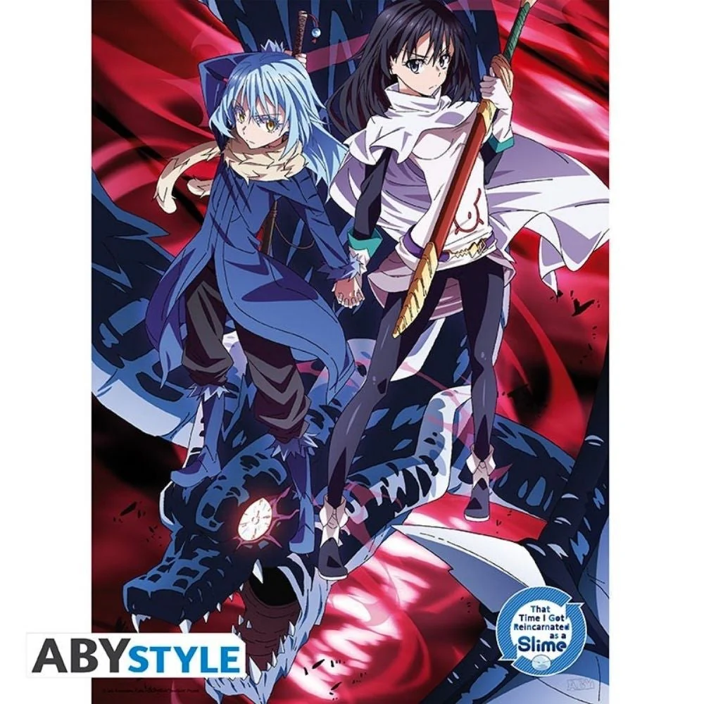 That Time I Got Reincarnated as a Slime Rimuru & Shizu 52X38 cm Poster by Abysse