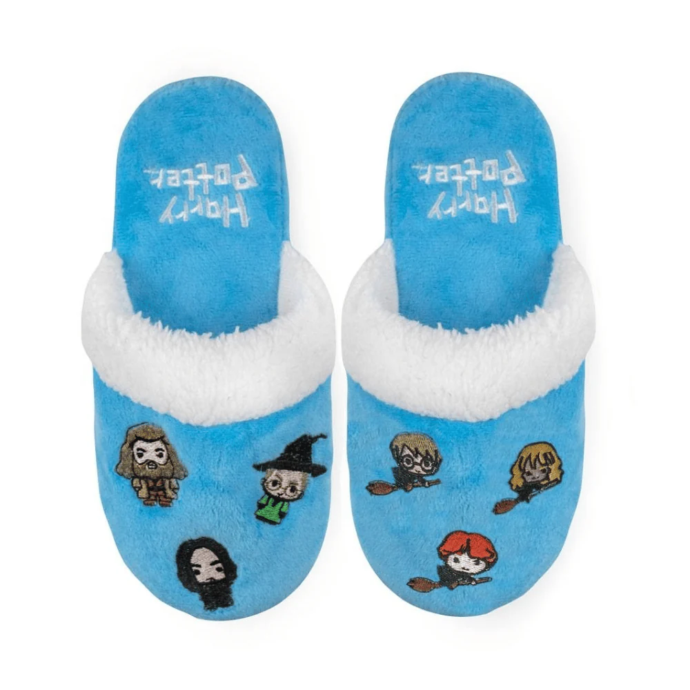 Harry Potter Kids Slippers Hogwarts Kawaii