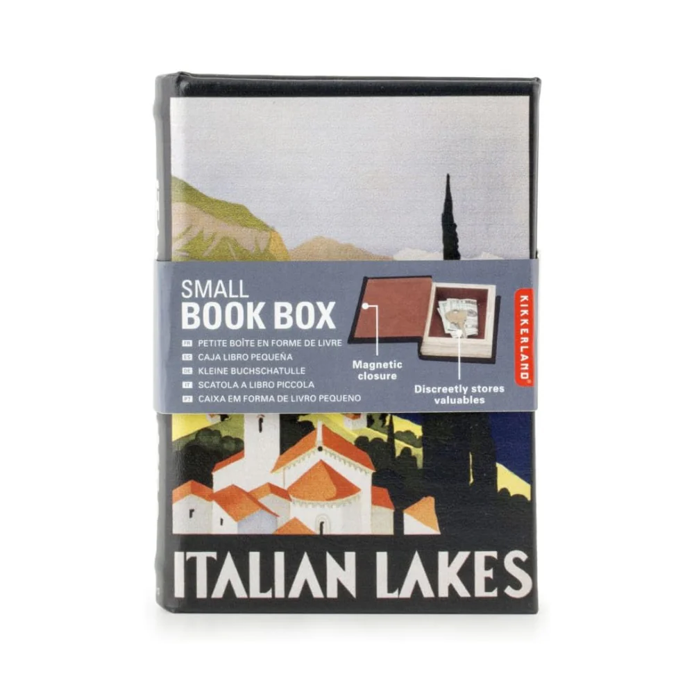 Italian Lakes Book Box by Kikkerland