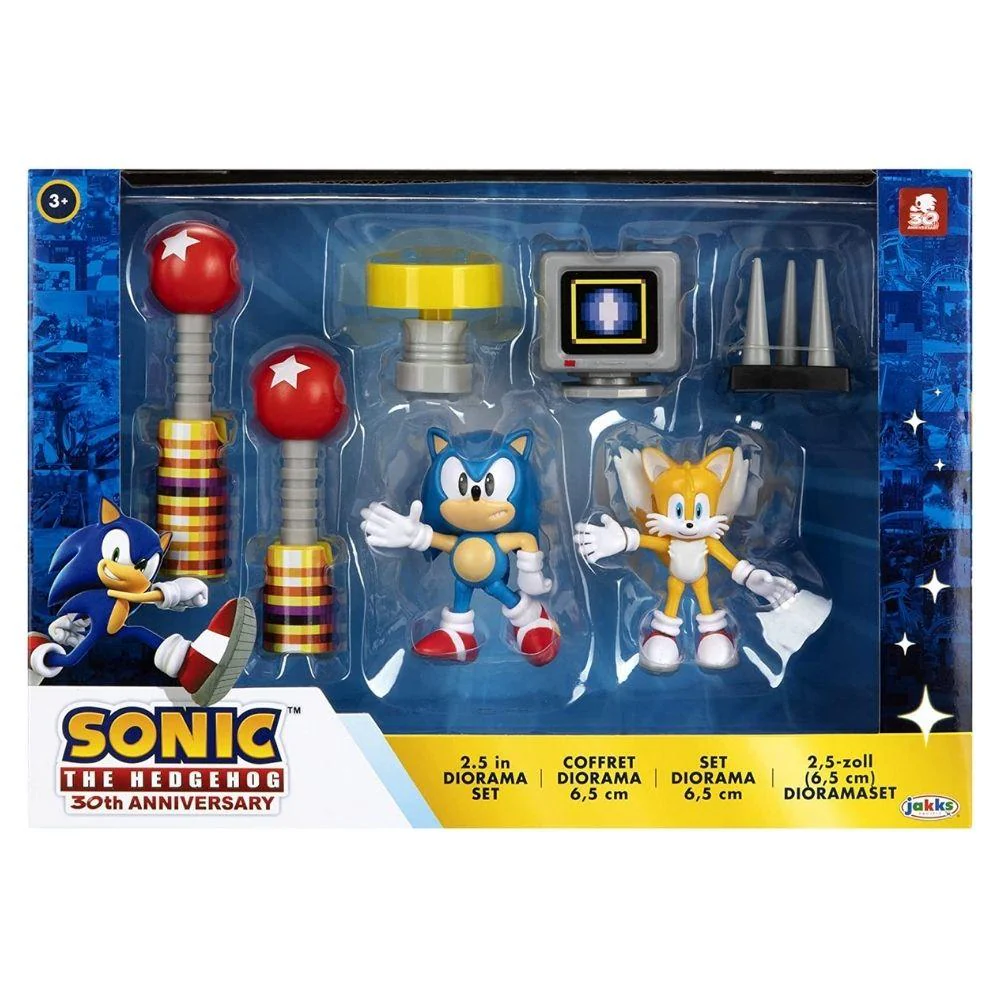 Sonic 2.5" Fig Diorama Set
