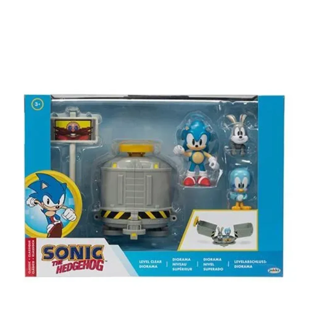 Sonic The Hedgehog 1/2-Inch Level Clear Diorama Playset