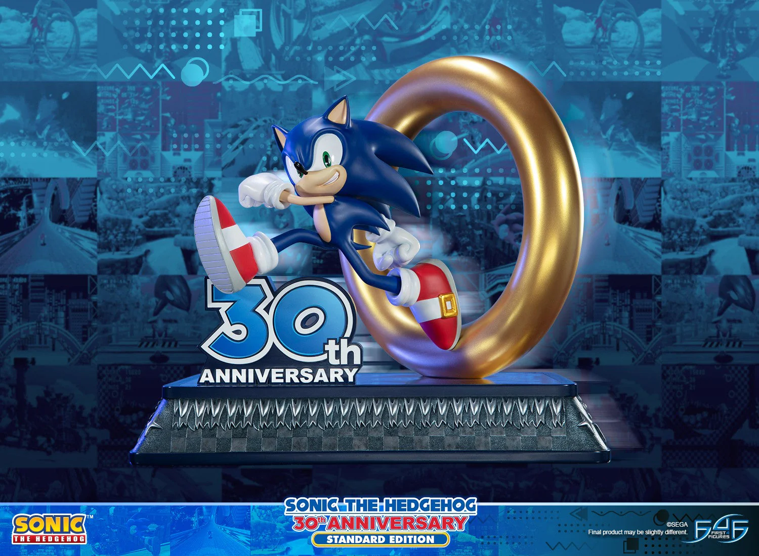 Sonic The Hedgehog 30th Anniversary (Standard Edition) Statue By First 4 Figures - Image 2