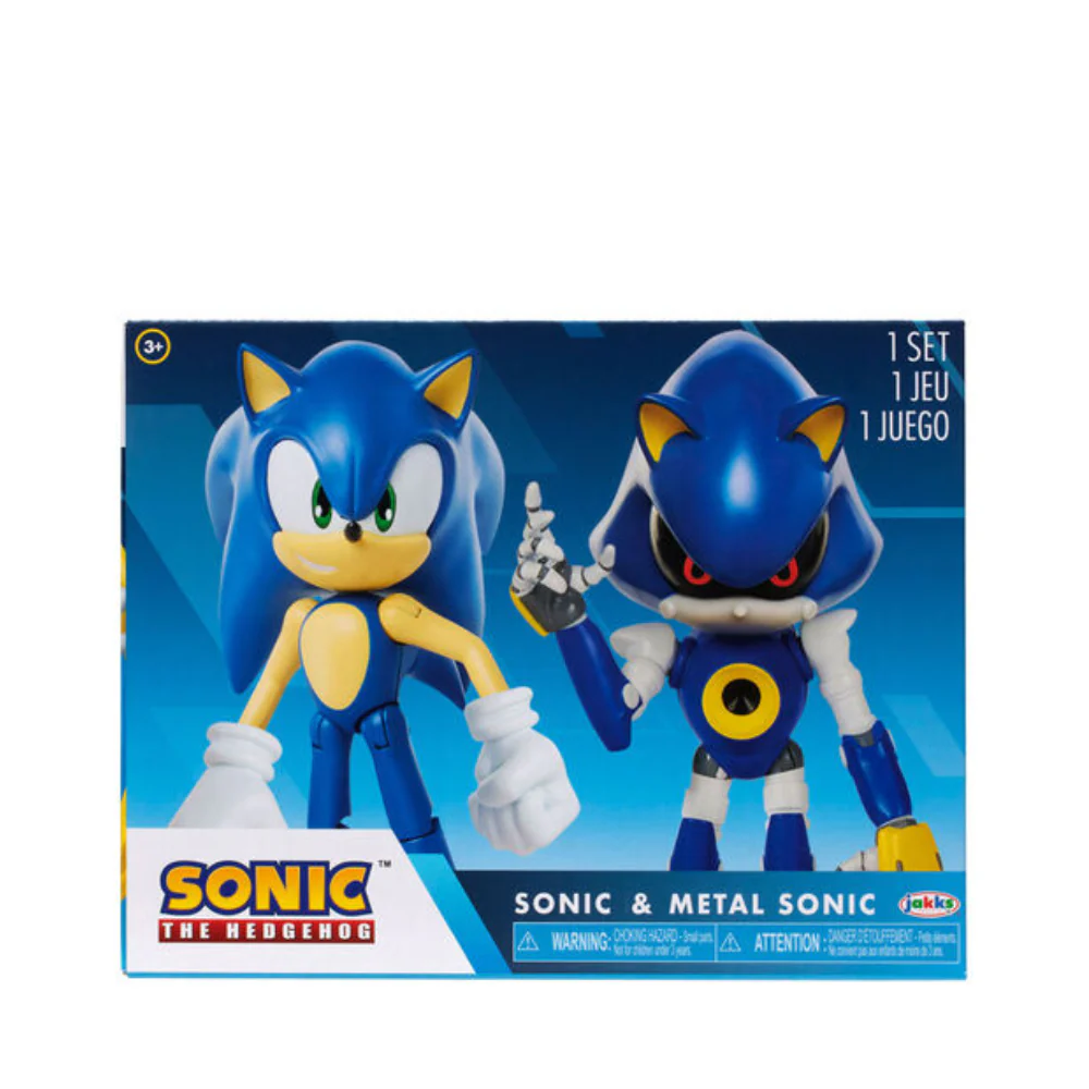 Sonic The Hedgehog Sonic & Metal Sonic Exclusive Action Figure 2-Pack [Modern]