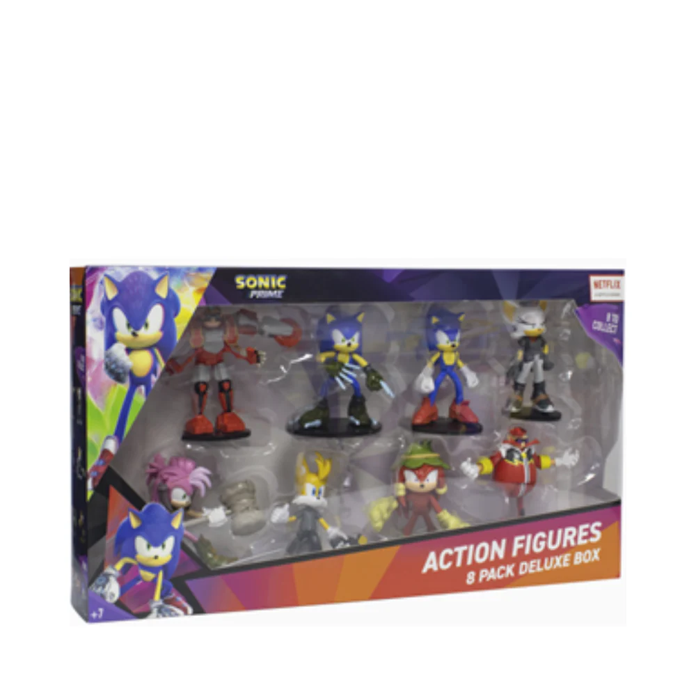 Sonic the Hedgehog 8 Pack Articulated Action Figures