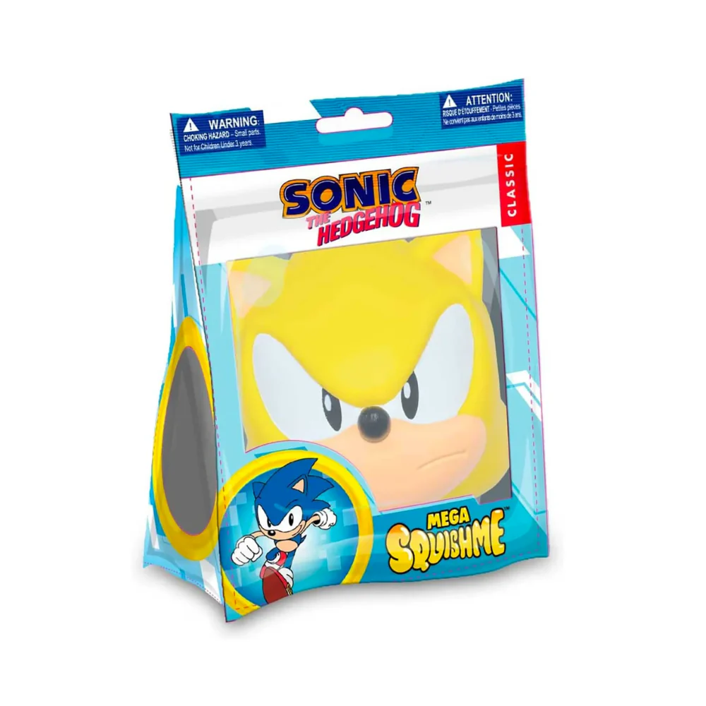 Sonic Classic MEGA SquishMe -Super Sonic