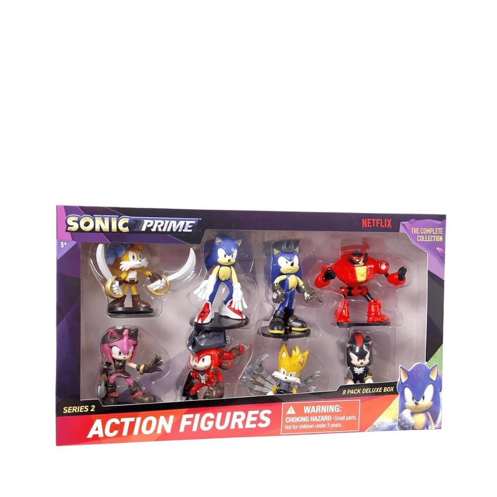 SONIC FIGURE ACTION 8PACK DELUXE BOX 3"