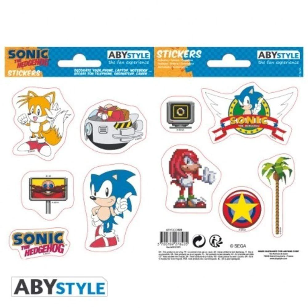 SONIC - Stickers - 16x11cm/ 2 sheets