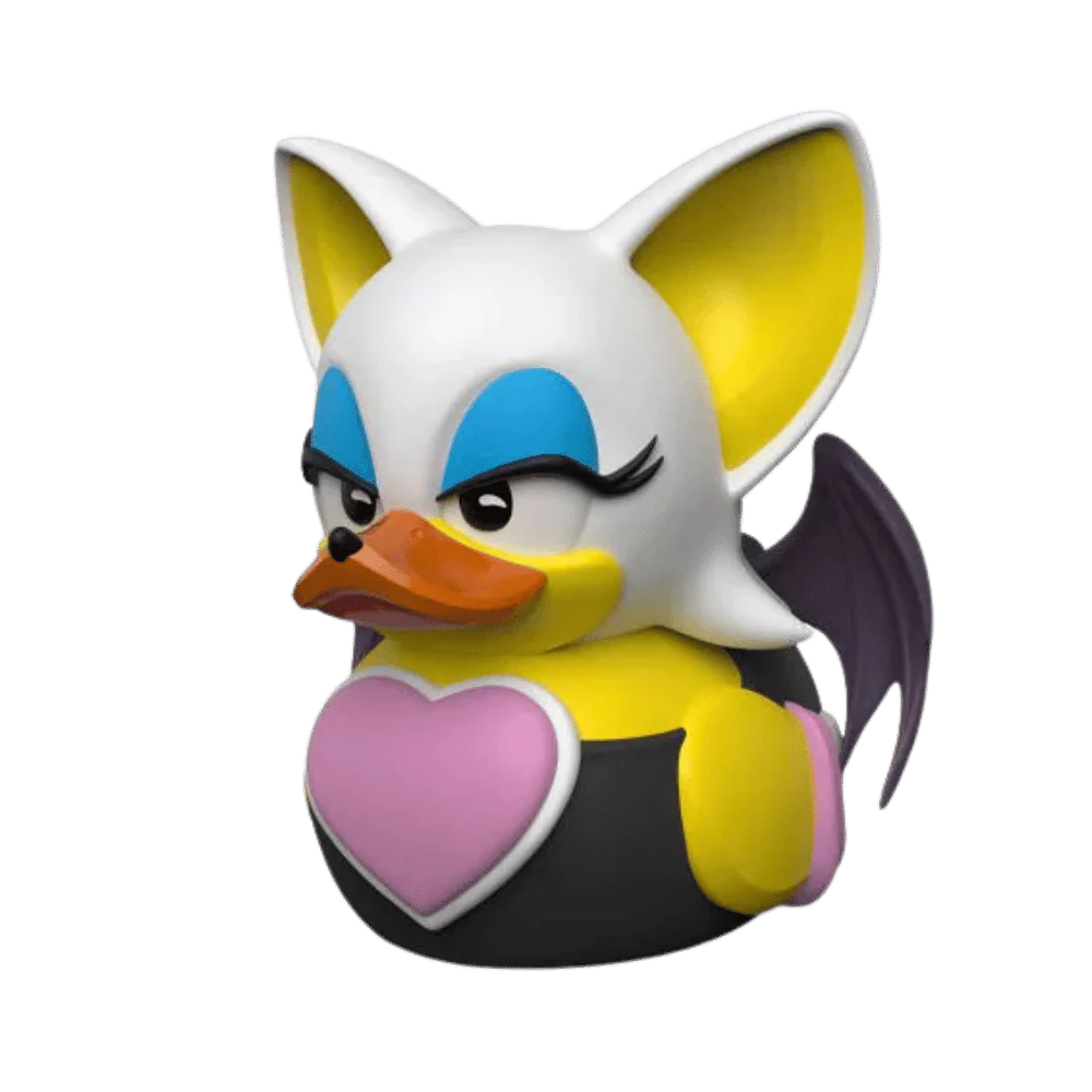 Sonic 1st Edition Rouge the Bat Rubber Duck By TUBBZ
