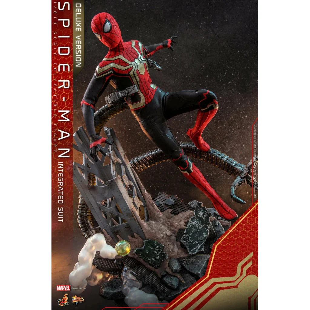 SPIDER MAN INTEGRATED SUIT DELUXE 1:6 Scale By Hot Toys - Image 5