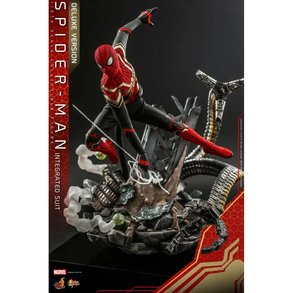 SPIDER MAN INTEGRATED SUIT DELUXE 1:6 Scale By Hot Toys - Image 7