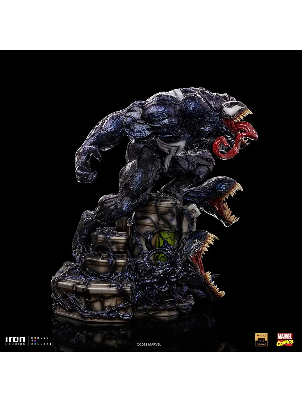 SPIDER MAN VS VILLAINS - VENOM DELUXE ART SCALE 1/10 STATUE By Iron Studios - Image 3