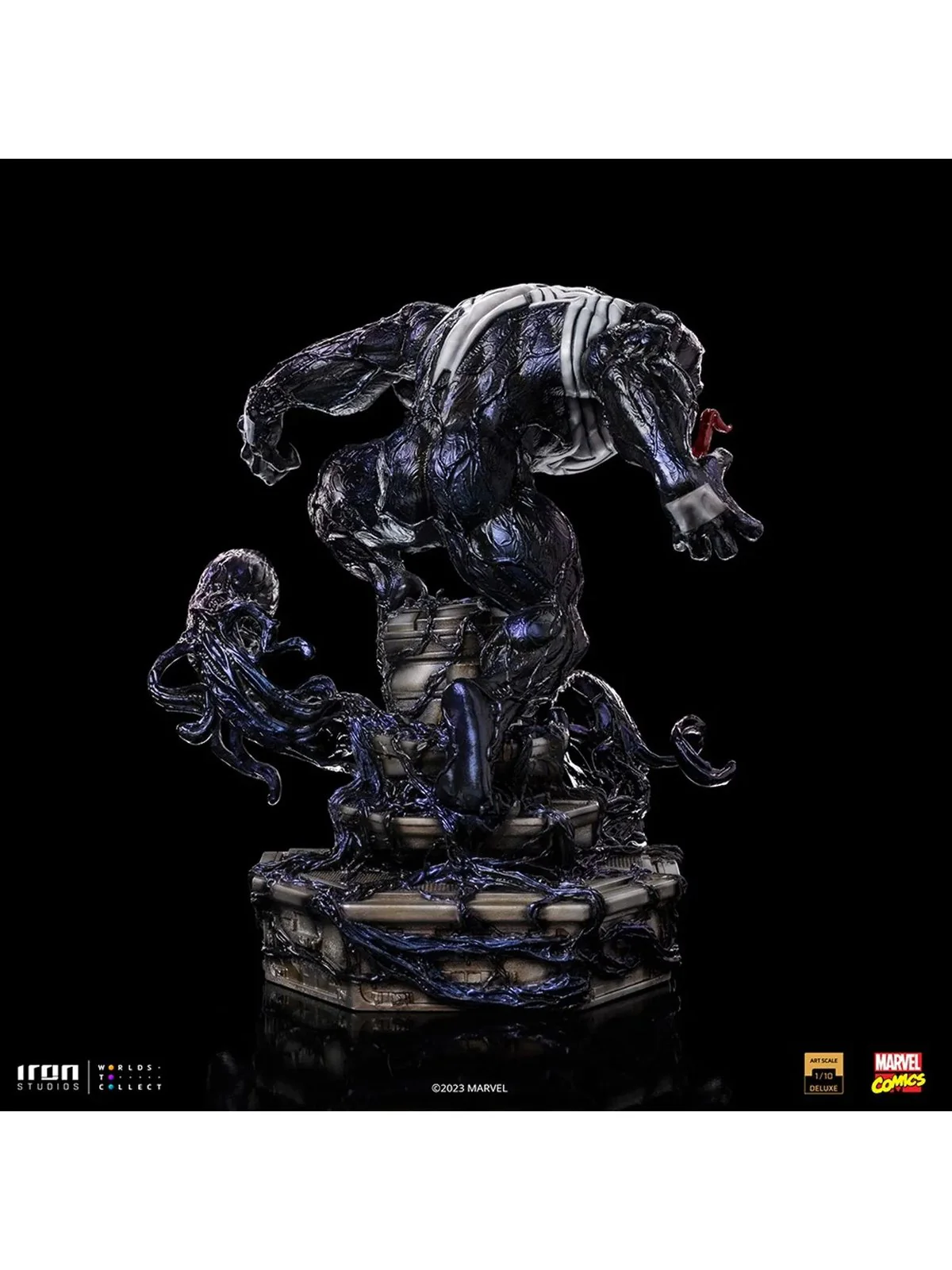 SPIDER MAN VS VILLAINS - VENOM DELUXE ART SCALE 1/10 STATUE By Iron Studios - Image 4