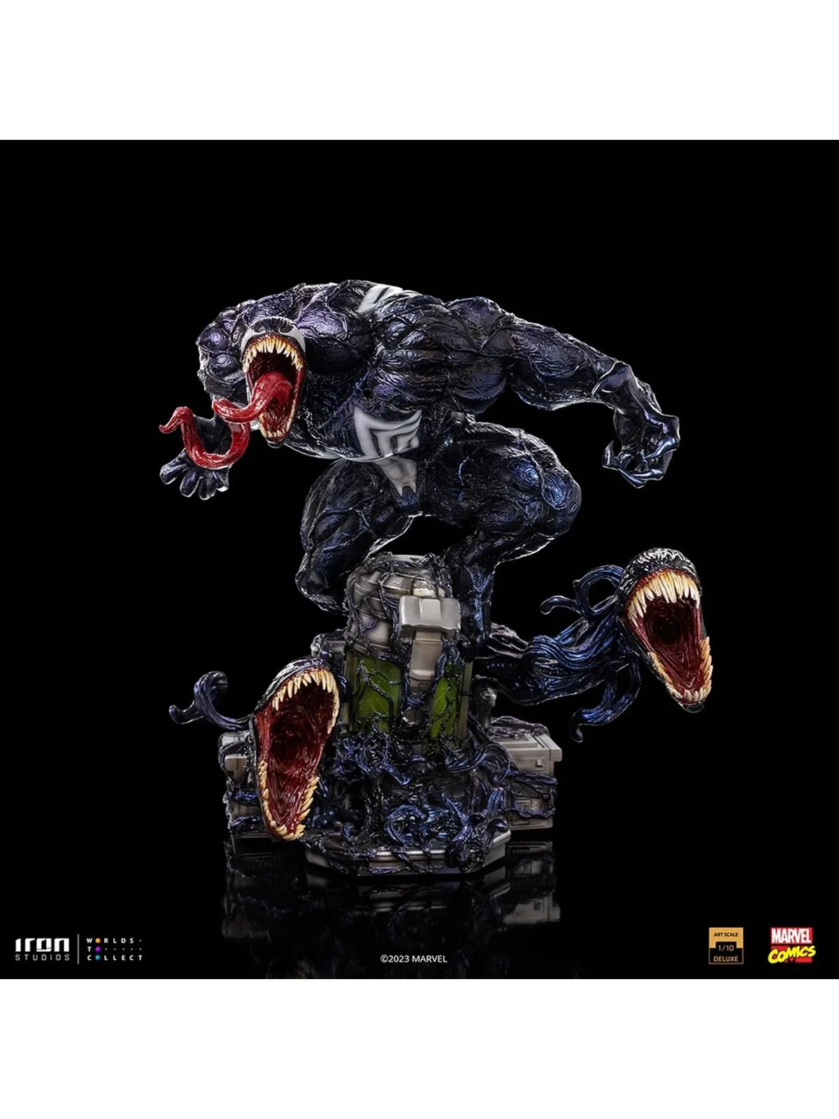 SPIDER MAN VS VILLAINS - VENOM DELUXE ART SCALE 1/10 STATUE By Iron Studios - Image 6