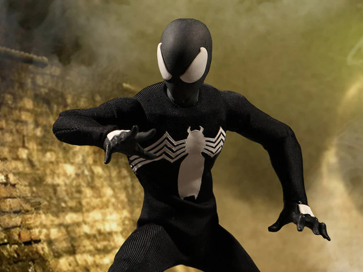 Marvel Spider Man Black Version 1/12 Scale Collective PX Figure by Mezco - Image 2