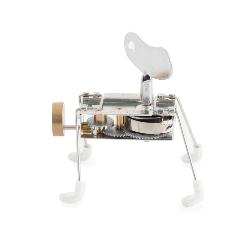 Spinney Wind Up Toy Silver Edition by Kikkerland - Image 2