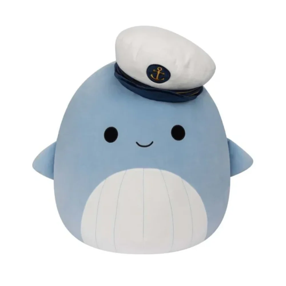 Squishmallows 20" Samir The Whale with Sailor Hat Plush Toy