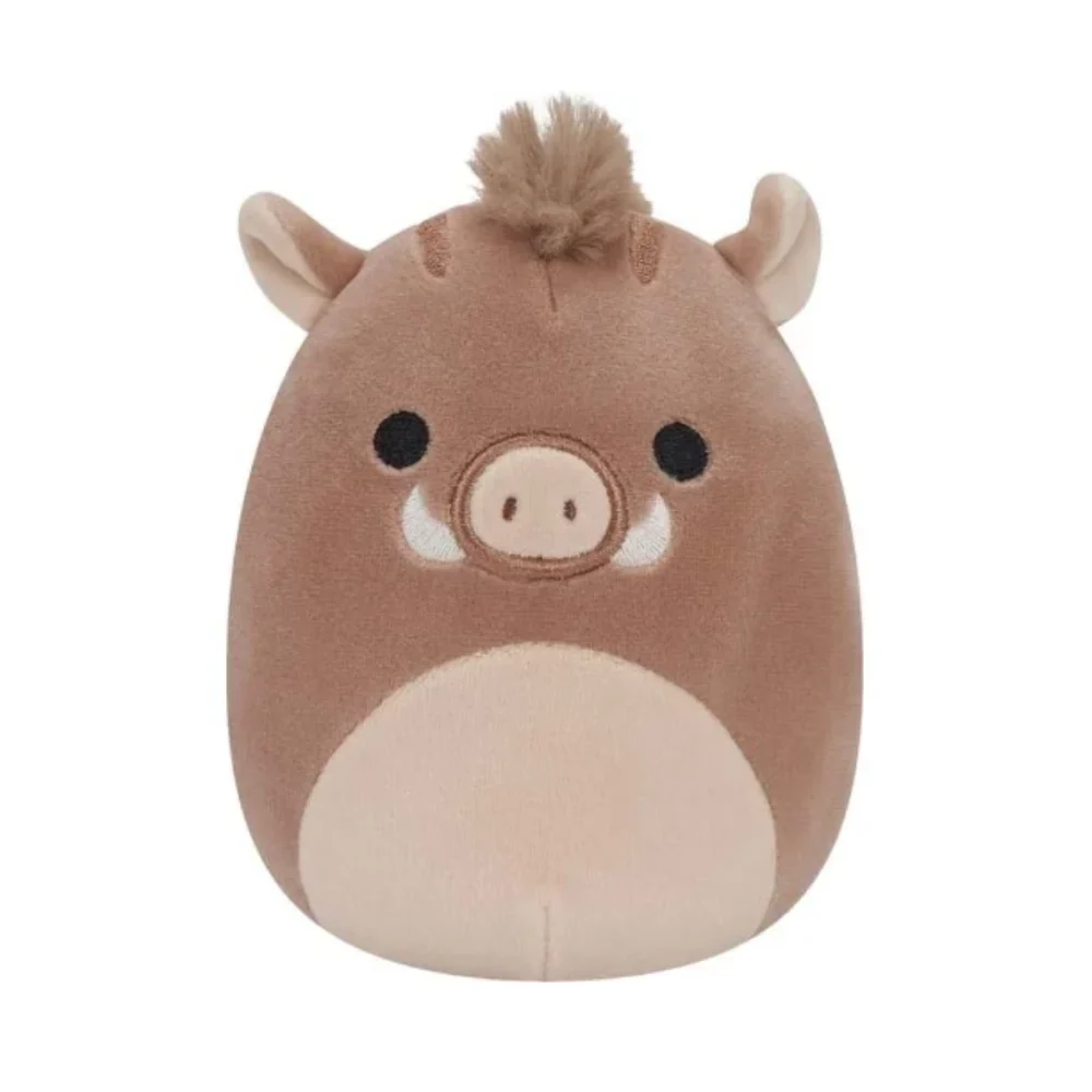 Squishmallow 5" Warren The Brown Boar Plush Toy