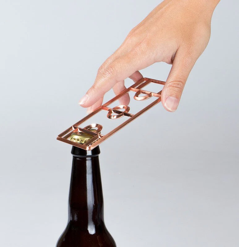 Stadium Bottle Opener Copper by Kikkerland - Image 3