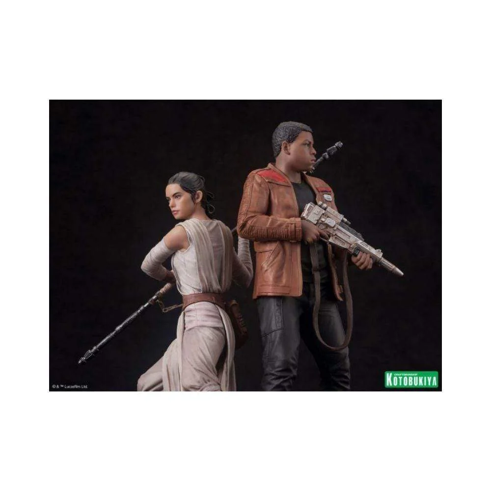Kotobukiya : Star Wars - The Force Awakens Rey & Finn Artfx - Image 2