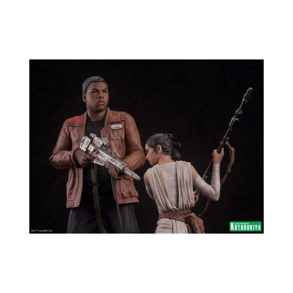 Kotobukiya : Star Wars - The Force Awakens Rey & Finn Artfx - Image 3