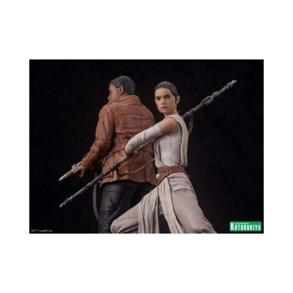 Kotobukiya : Star Wars - The Force Awakens Rey & Finn Artfx - Image 4