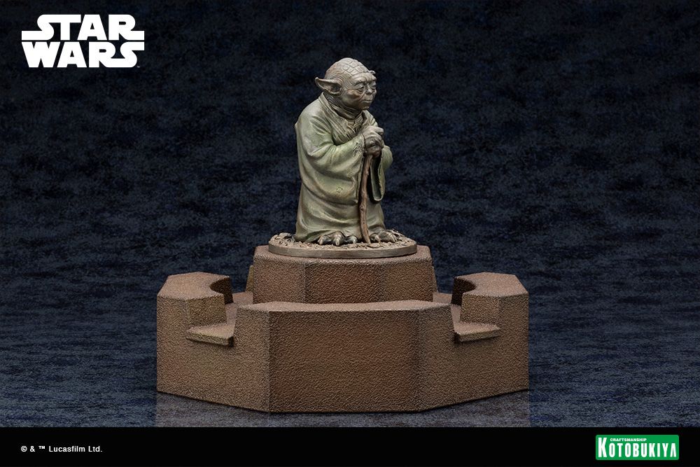 STAR WARS: THE EMPIRE STRIKES BACK YODA FOUNTAIN LIMITED EDITION STATUE BY KOTOBUKIYA - Image 4