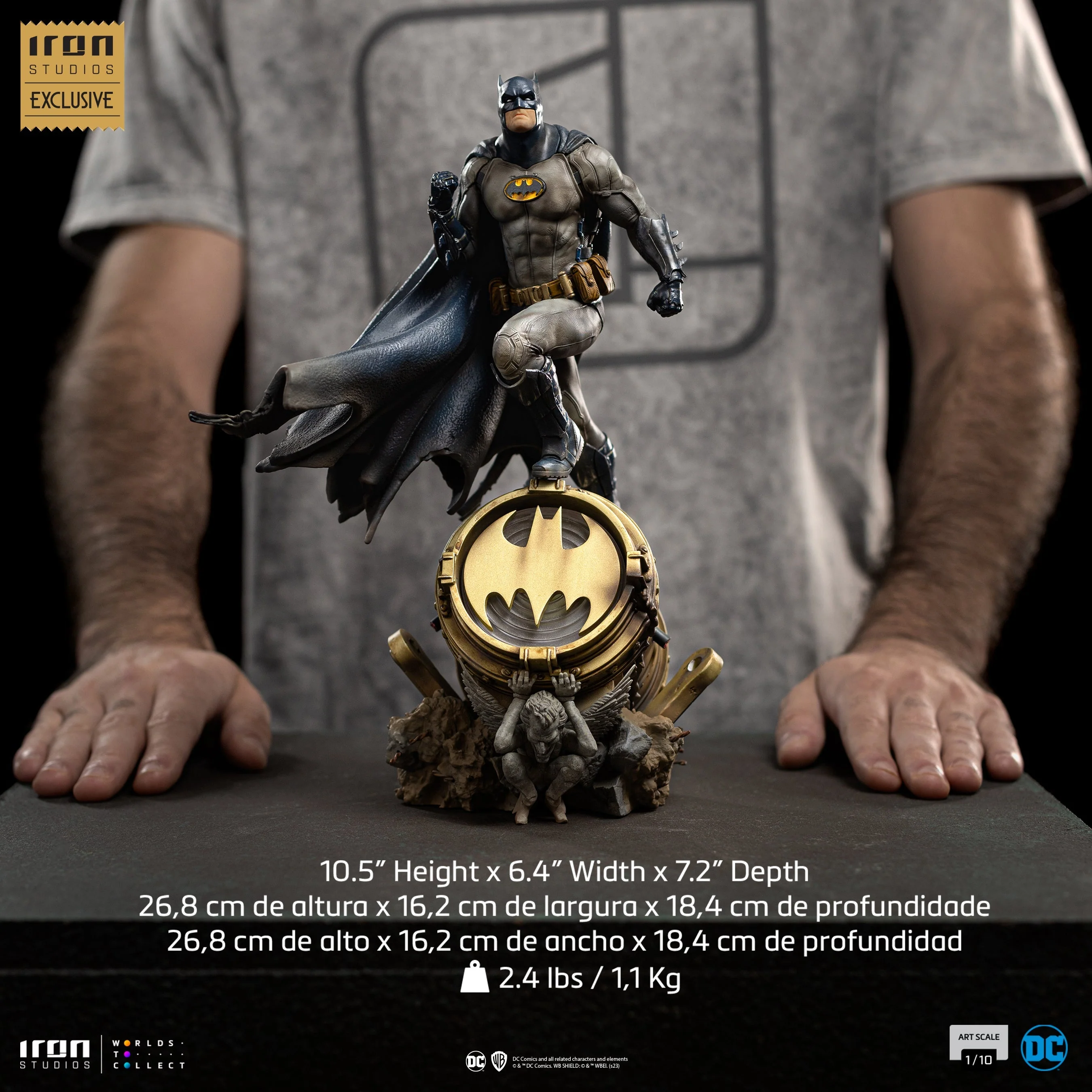 Statue Batman Deluxe (2023 Event Exclusive) - DC Comics - Art Scale 1/10 - Iron Studios - Image 6