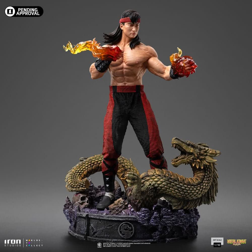 Liu Kang Mortal Kombat Art Scale 1/10 Statue By Iron Studios - Image 4