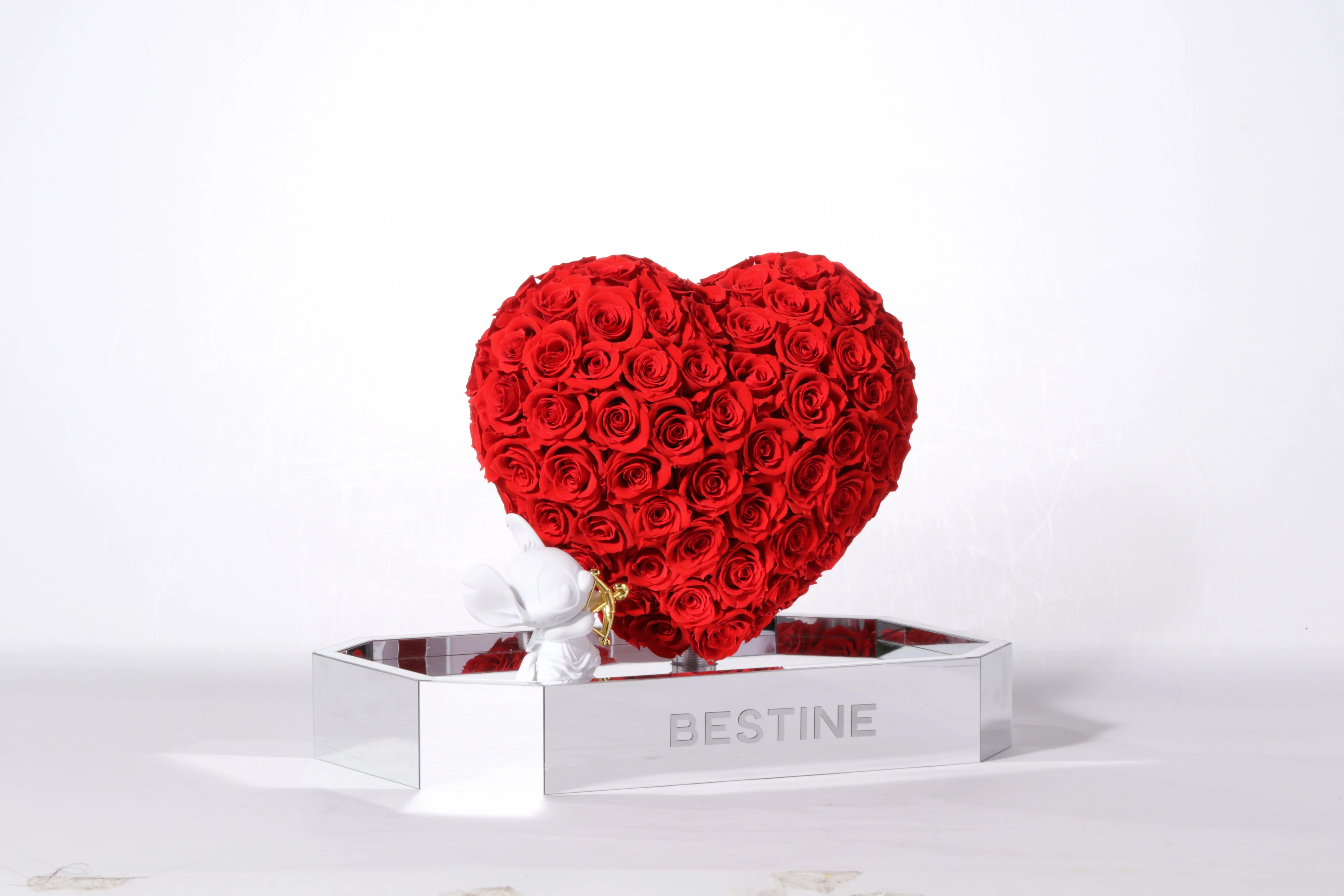 Stitch Cupid Preserved Flower Rose Love Gifts By Betine - Image 2