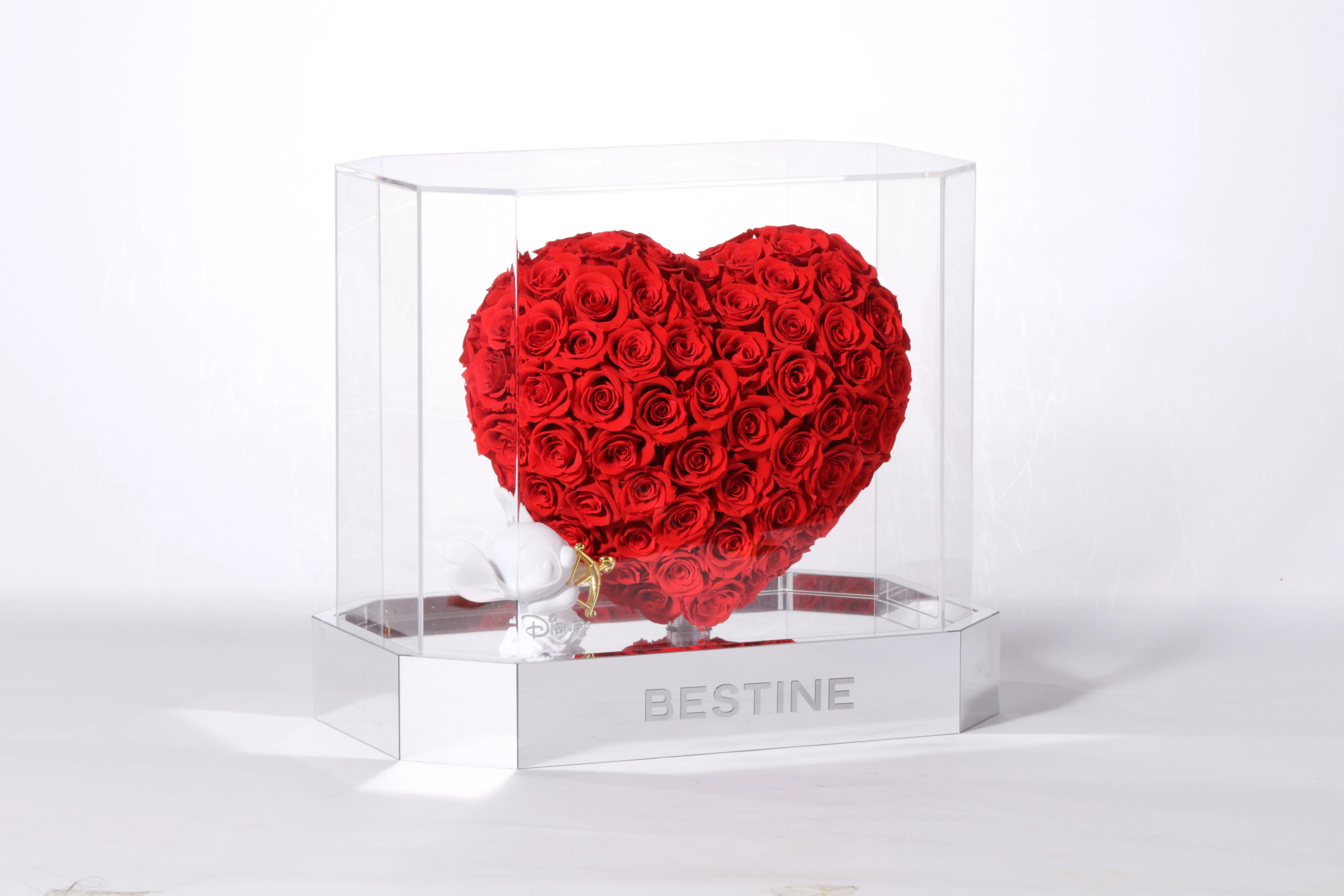 Stitch Cupid Preserved Flower Rose Love Gifts By Betine - Image 3