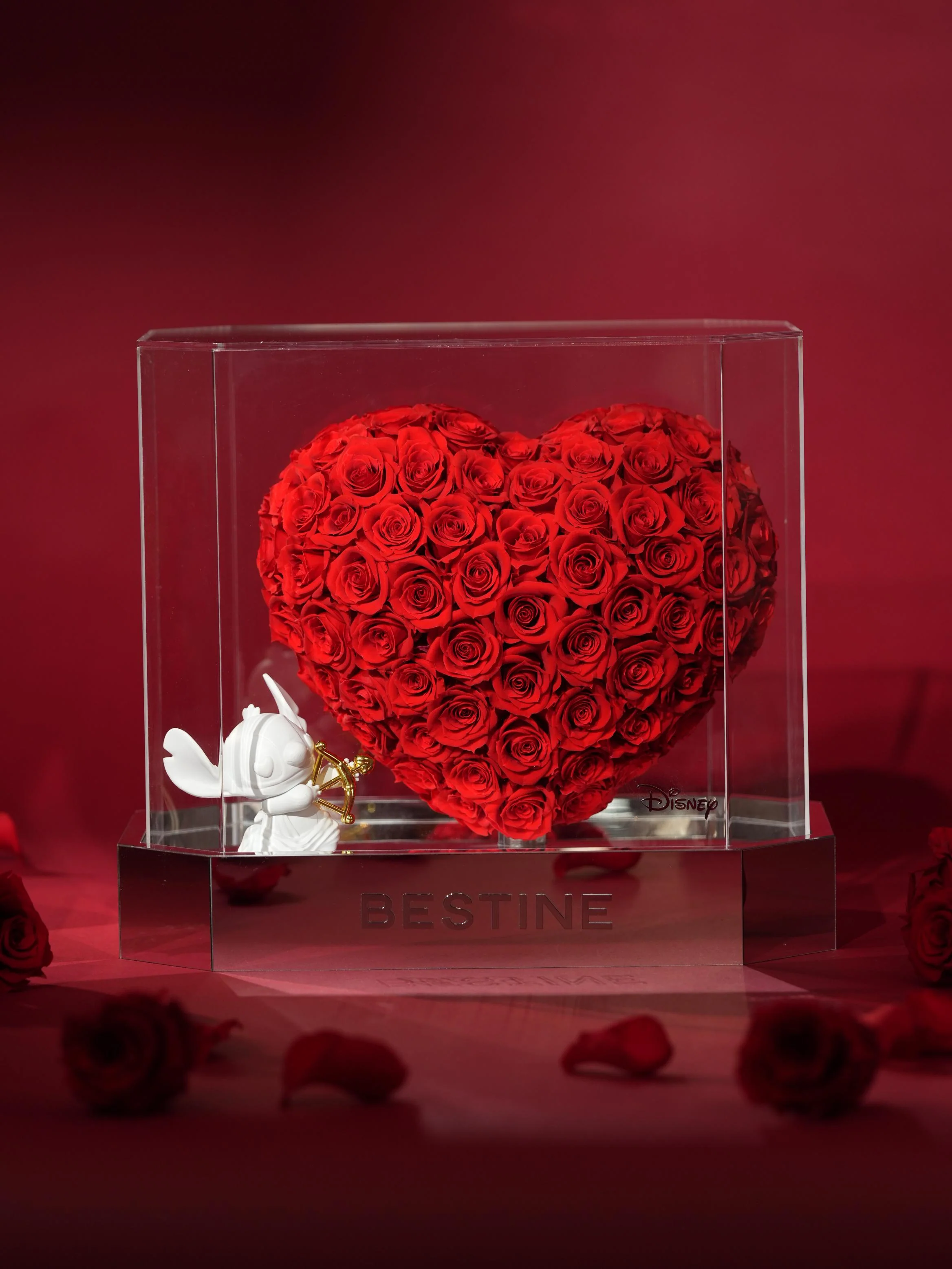 Stitch Cupid Preserved Flower Rose Love Gifts By Betine - Image 6