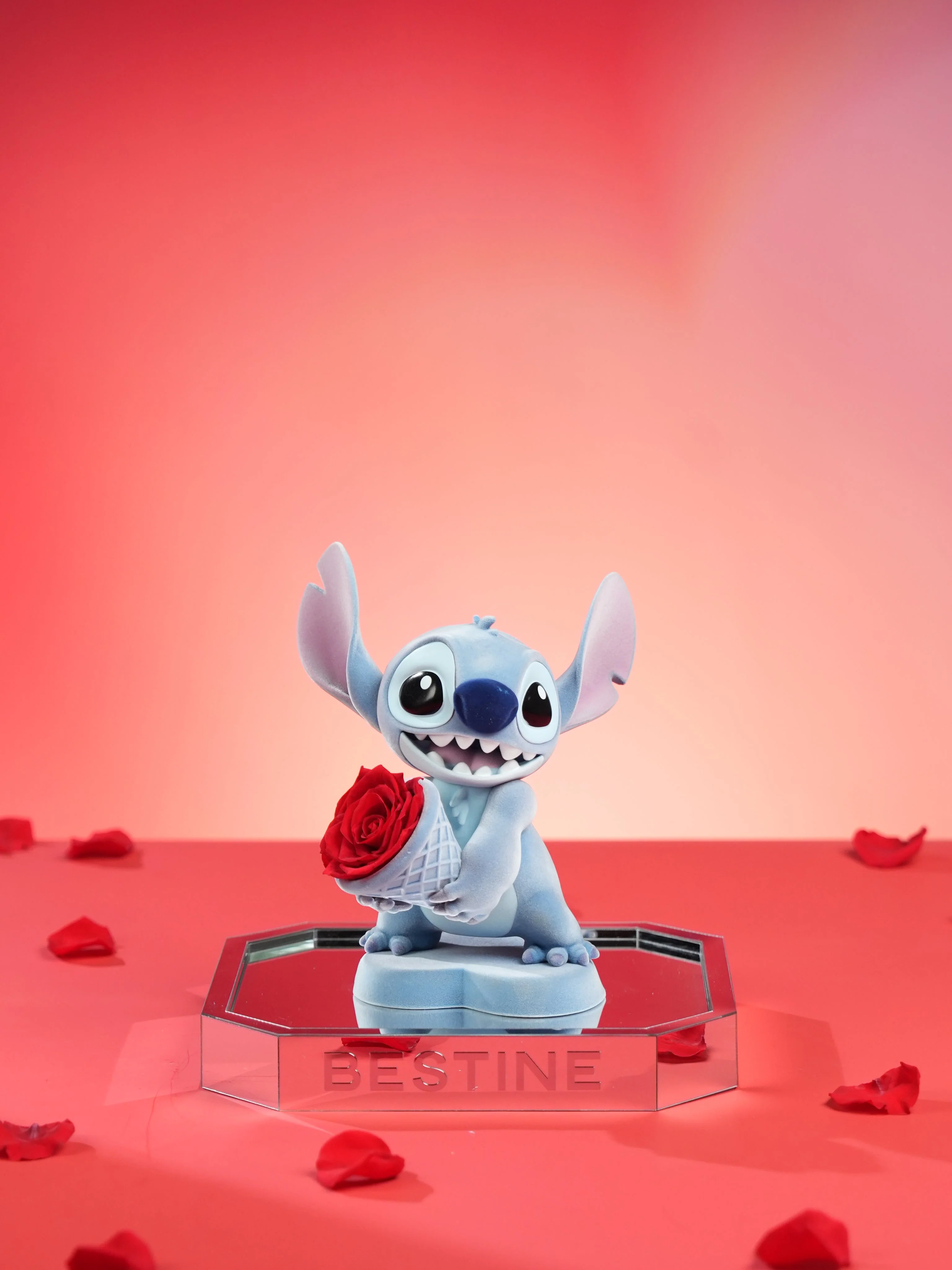 Disney Stitch Preserved Flower Confession Bouquet (Acrylic Version) Gifts By Betine - Image 2