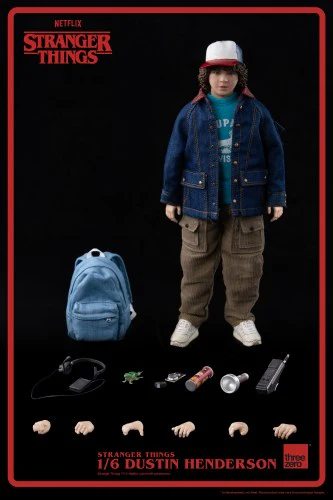 Stranger Things Dustin Henderson 1/6 Scale Action Figure by Threezero - Image 3