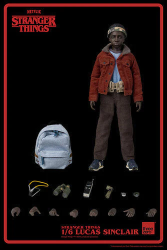 Stranger Things Lucas Sinclair 1/6 Scale Action Figure by Threezero - Image 2