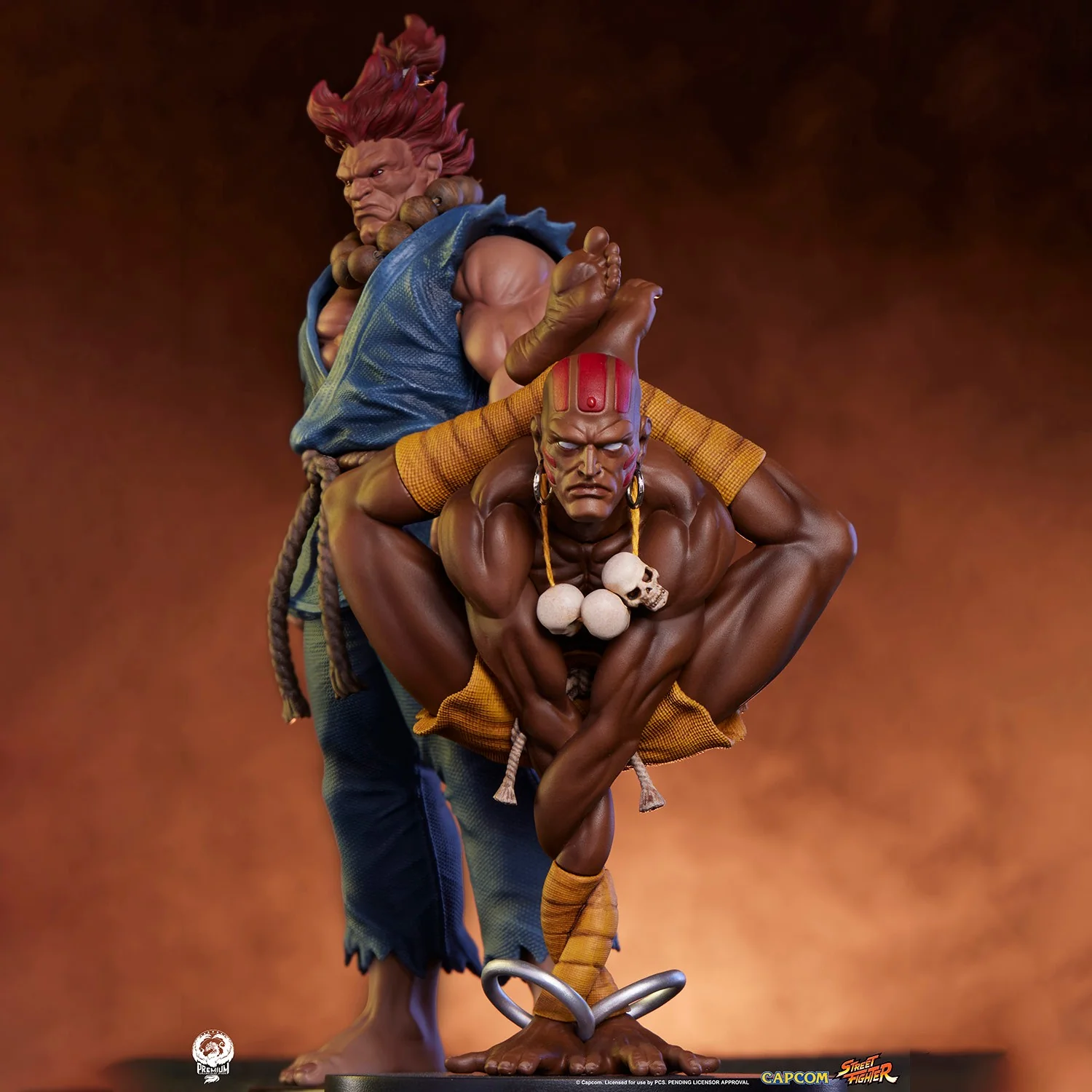 Street Fighter Akuma And Dhalsim - Street Jam Statue Set 1/10 Scale By Premium Collectibles Studio - Image 4