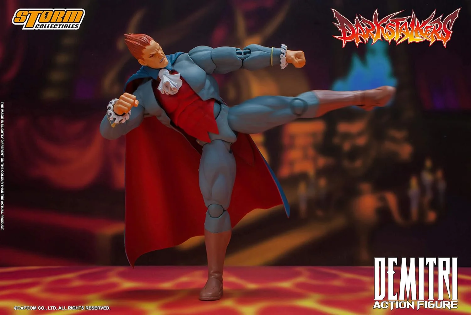 Darkstalkers Demitri Action Figure By Storm Collectibles - Image 4