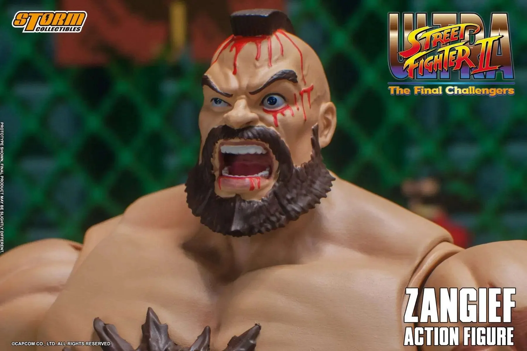 Street Fighter II Zangief Action Figure By Storm Collectibles - Image 5
