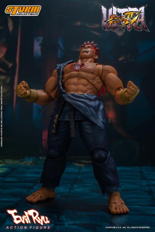 Street Fighter IV Evil Ryu Action Figure By Storm Collectibles - Image 4