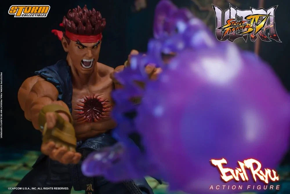 Street Fighter IV Evil Ryu Action Figure By Storm Collectibles - Image 5