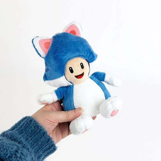 Super Mario 3D World  Plush Cat Toad Small Size - Image 2