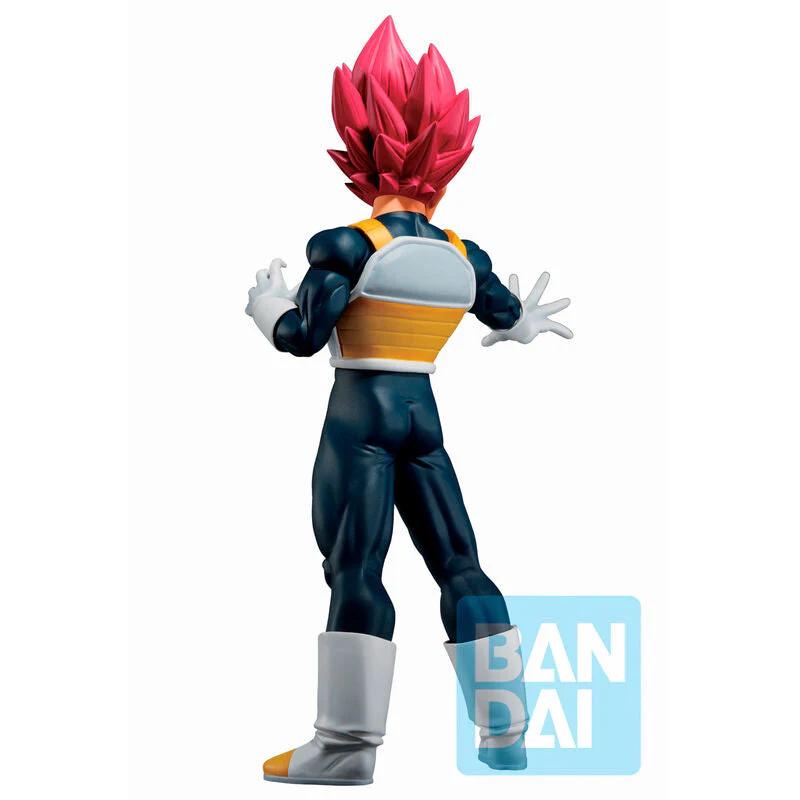 Dragon Ball Z Super Saiyan God Vegeta Back To The Film Ichibansho Figure - Image 3