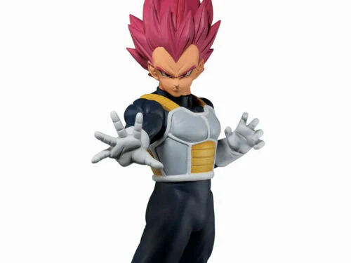 Dragon Ball Z Super Saiyan God Vegeta Back To The Film Ichibansho Figure - Image 4