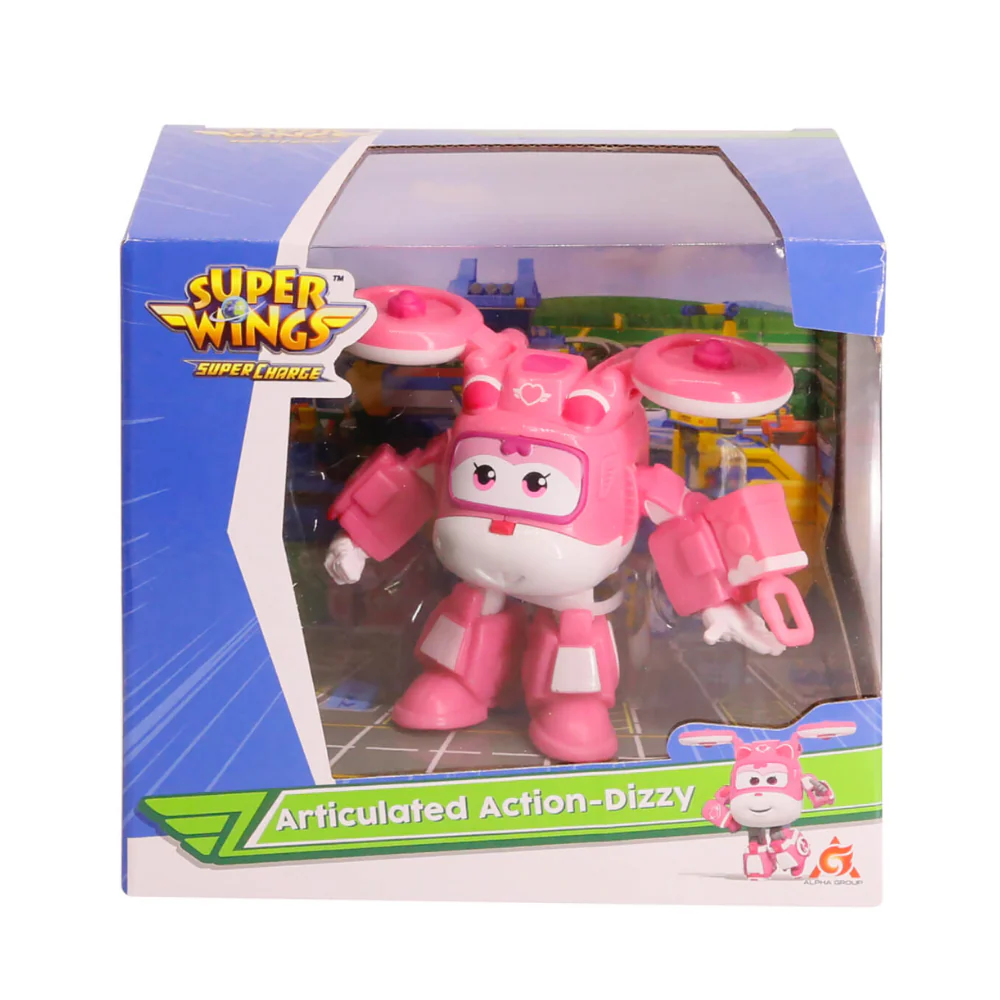 Super Wings Articulated Action Figure - Dizzy 5"