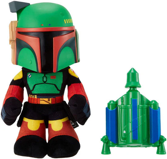 Star Wars: The Book of Boba Fett Electronic Plush Figure Voice Cloner Boba Fett by Mattel - Image 2