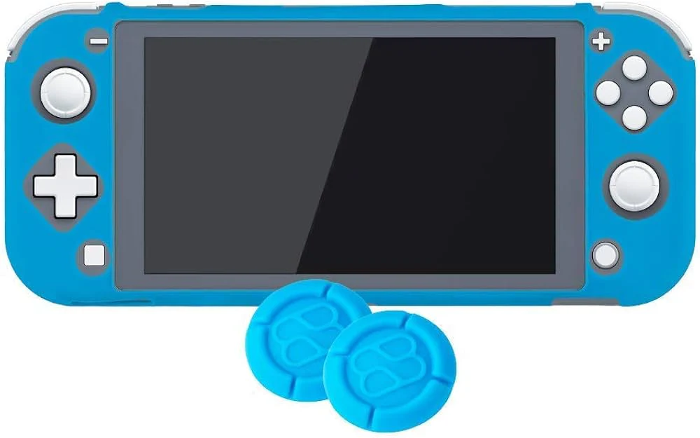 Nintendo Switch Lite Full Body Silicone Skin + Grips - Image 2