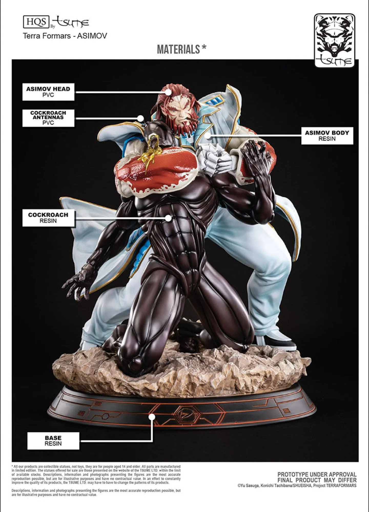 Terra Formars Sylvester Asimov 1/6 Scale High Quality Statue by Tsume Art - Image 2