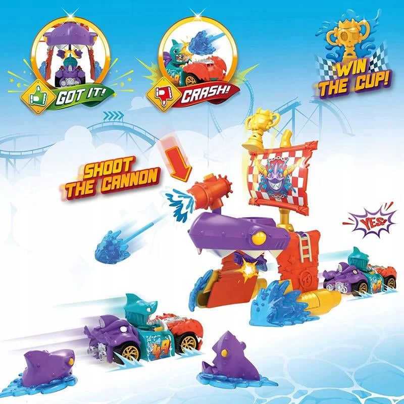 T-Racers Pirate Shark Attack Playset - Image 4